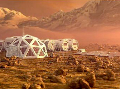 Sci Fi Martian Colony